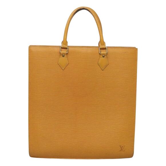 LOUIS VUITTON Epi Sac Plat Hand Bag Yellow M52079 - Picture 13 of 16